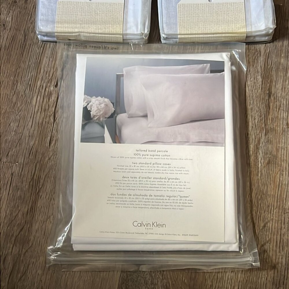 Mix Set 4pcs Calvin Klein 2 PillowCases + Bellora King Duvet +2 Queen Sham N7 - Picture 10 of 15